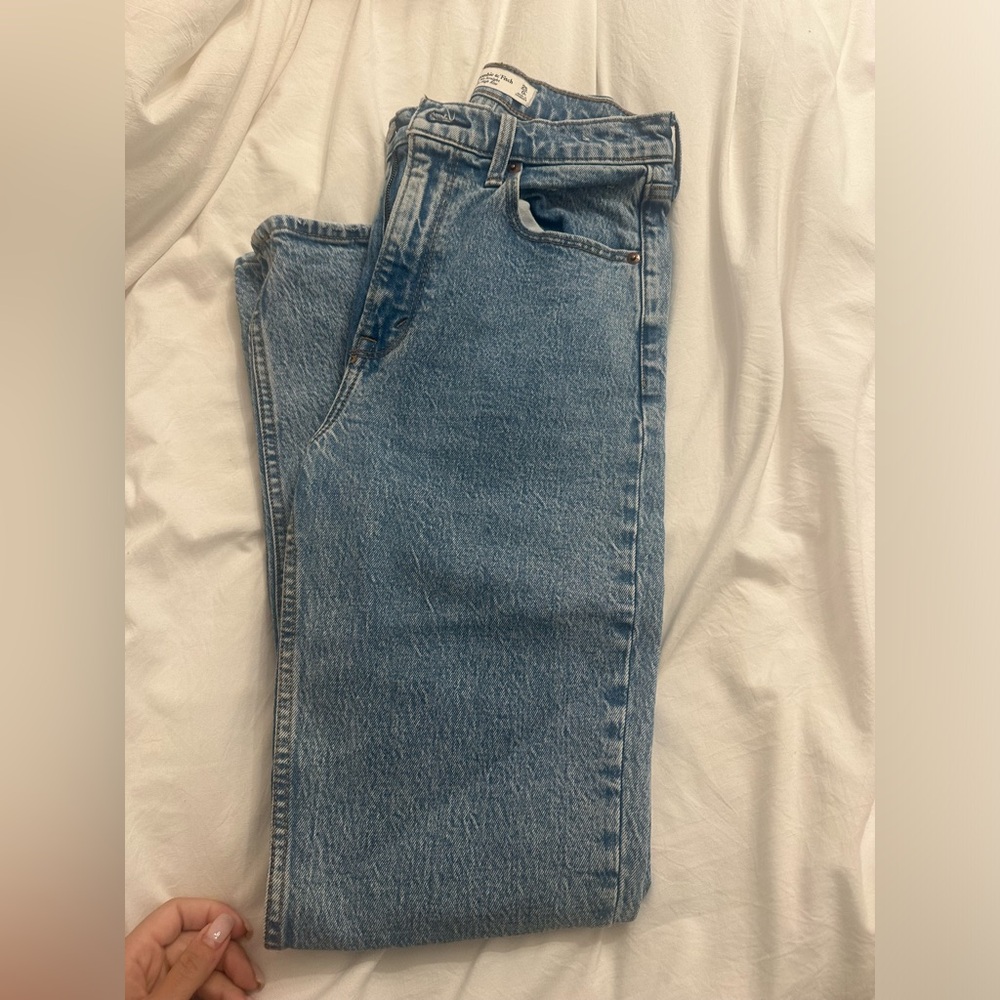 Abercrombie & Fitch Light Blue High Rise Jeans